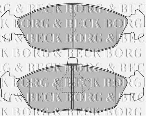 Borg & beck BBP1505 Brake Pad Set, disc brake BBP1505