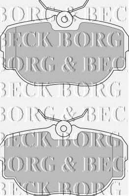 Borg & beck BBP1507 Brake Pad Set, disc brake BBP1507