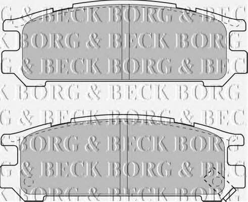 Borg & beck BBP1508 Brake Pad Set, disc brake BBP1508