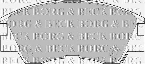 Borg & beck BBP1511 Brake Pad Set, disc brake BBP1511