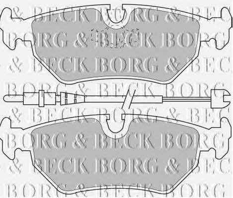 Borg & beck BBP1515 Brake Pad Set, disc brake BBP1515