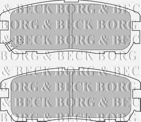 Borg & beck BBP1517 Brake Pad Set, disc brake BBP1517