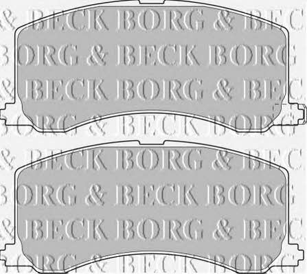 Borg & beck BBP1522 Brake Pad Set, disc brake BBP1522