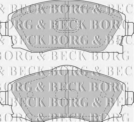 Borg & beck BBP1523 Brake Pad Set, disc brake BBP1523
