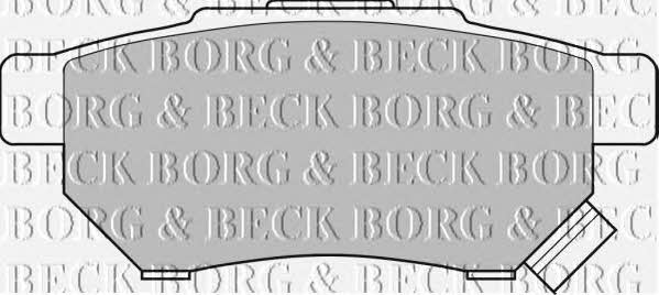 Borg & beck BBP1526 Brake Pad Set, disc brake BBP1526