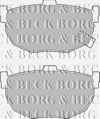 Borg & beck BBP1527 Brake Pad Set, disc brake BBP1527