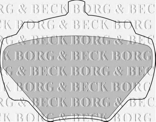 Borg & beck BBP1528 Brake Pad Set, disc brake BBP1528