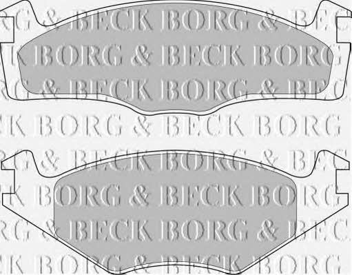 Borg & beck BBP1531 Brake Pad Set, disc brake BBP1531