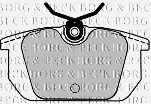 Borg & beck BBP1534 Brake Pad Set, disc brake BBP1534