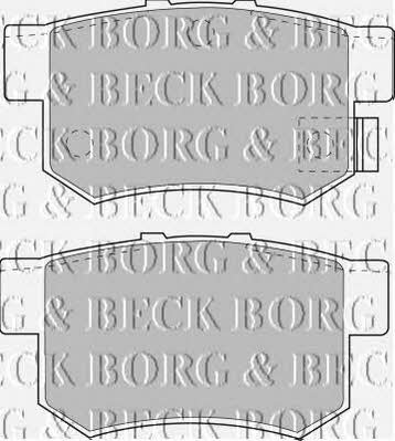 Borg & beck BBP1535 Brake Pad Set, disc brake BBP1535