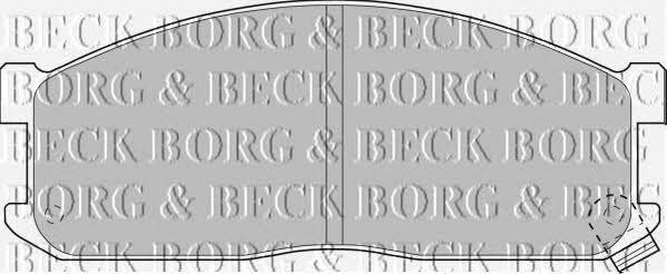 Borg & beck BBP1536 Brake Pad Set, disc brake BBP1536
