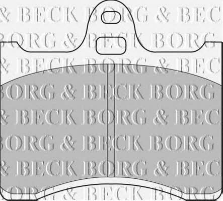 Borg & beck BBP1538 Brake Pad Set, disc brake BBP1538