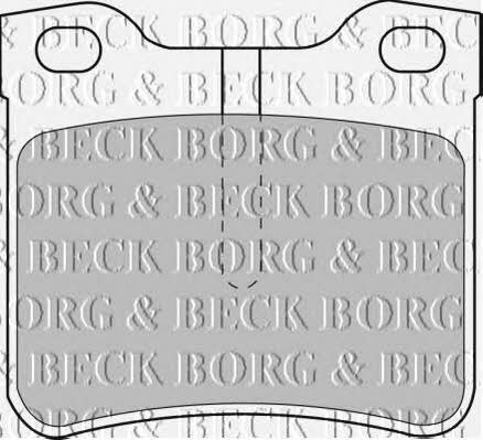 Borg & beck BBP1539 Brake Pad Set, disc brake BBP1539