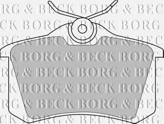 Borg & beck BBP1542 Brake Pad Set, disc brake BBP1542