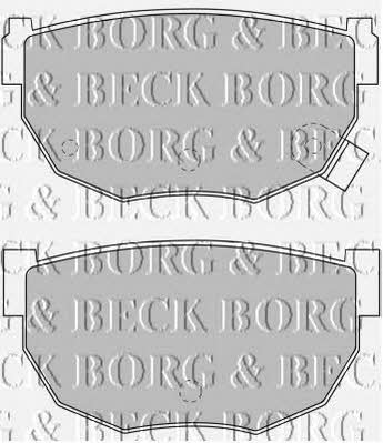 Borg & beck BBP1549 Brake Pad Set, disc brake BBP1549