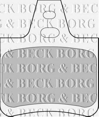 Borg & beck BBP1550 Brake Pad Set, disc brake BBP1550