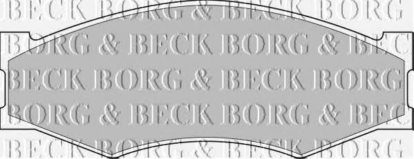Borg & beck BBP1551 Brake Pad Set, disc brake BBP1551