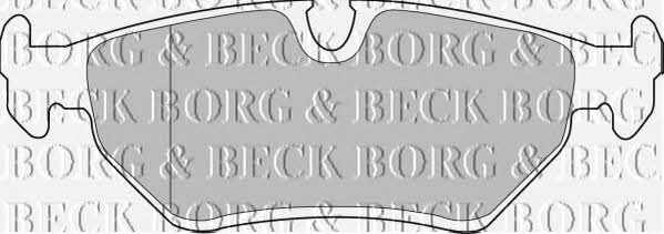 Borg & beck BBP1556 Brake Pad Set, disc brake BBP1556