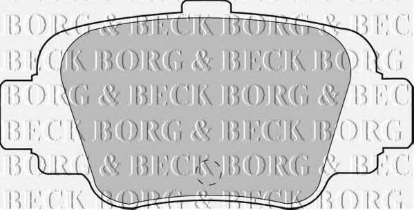Borg & beck BBP1560 Brake Pad Set, disc brake BBP1560