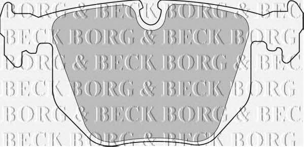 Borg & beck BBP1562 Brake Pad Set, disc brake BBP1562