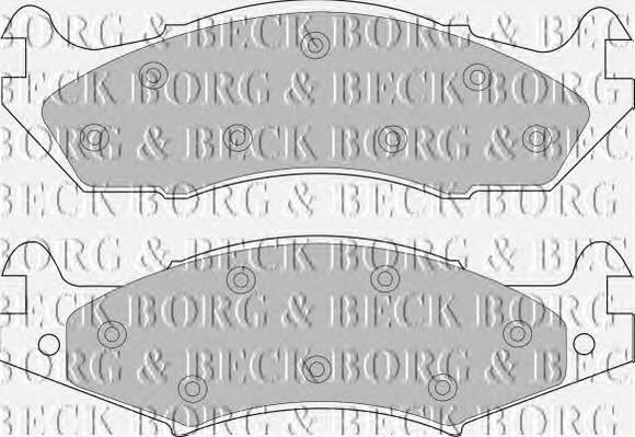 Borg & beck BBP1566 Brake Pad Set, disc brake BBP1566