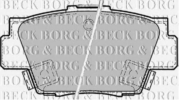 Borg & beck BBP1569 Brake Pad Set, disc brake BBP1569