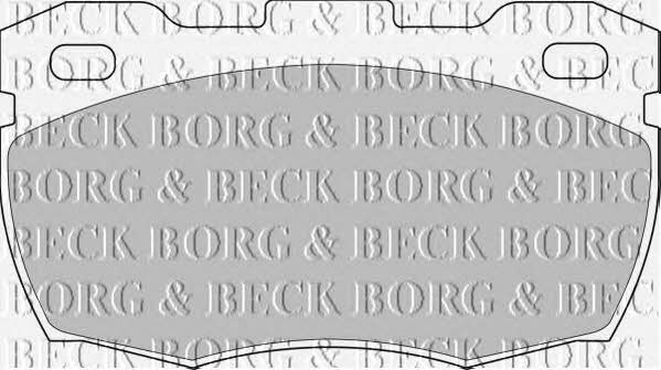 Borg & beck BBP1571 Brake Pad Set, disc brake BBP1571