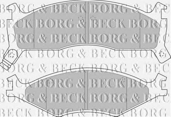 Borg & beck BBP1573 Brake Pad Set, disc brake BBP1573