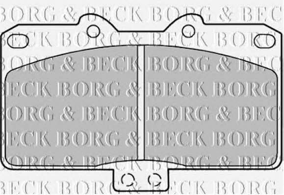 Borg & beck BBP1574 Brake Pad Set, disc brake BBP1574