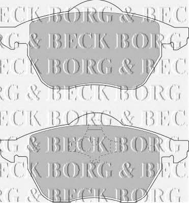 Borg & beck BBP1575 Brake Pad Set, disc brake BBP1575