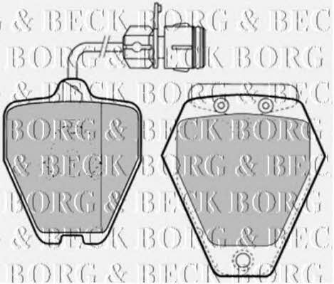 Borg & beck BBP1577 Brake Pad Set, disc brake BBP1577