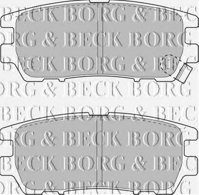 Borg & beck BBP1582 Brake Pad Set, disc brake BBP1582