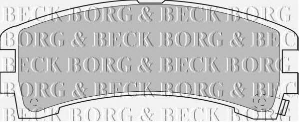 Borg & beck BBP1586 Brake Pad Set, disc brake BBP1586