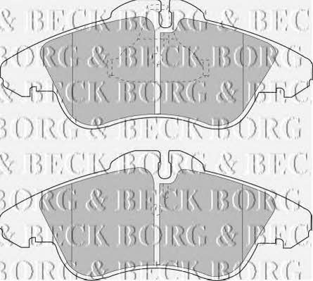 Borg & beck BBP1588 Brake Pad Set, disc brake BBP1588