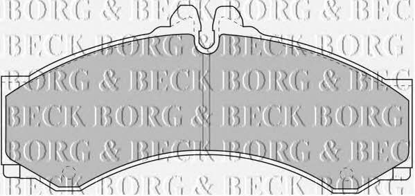 Borg & beck BBP1589 Brake Pad Set, disc brake BBP1589