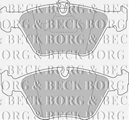 Borg & beck BBP1590 Brake Pad Set, disc brake BBP1590