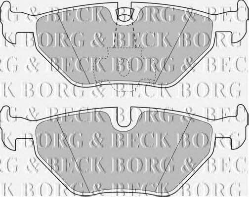 Borg & beck BBP1591 Brake Pad Set, disc brake BBP1591