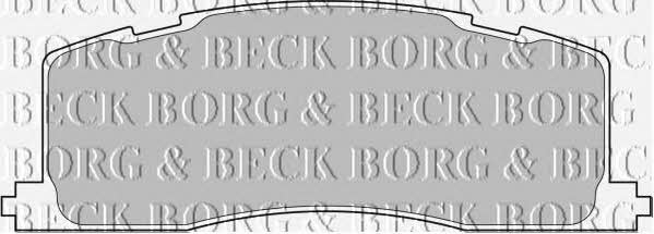 Borg & beck BBP1593 Brake Pad Set, disc brake BBP1593