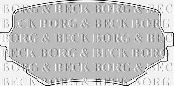 Borg & beck BBP1597 Brake Pad Set, disc brake BBP1597