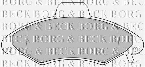 Borg & beck BBP1600 Brake Pad Set, disc brake BBP1600