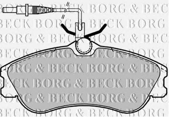 Borg & beck BBP1601 Brake Pad Set, disc brake BBP1601