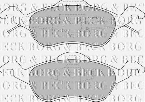 Borg & beck BBP1602 Brake Pad Set, disc brake BBP1602