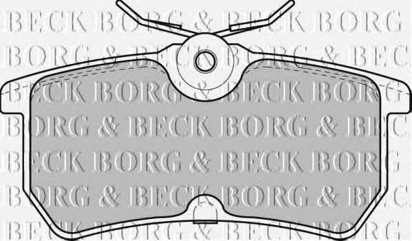 Borg & beck BBP1603 Brake Pad Set, disc brake BBP1603