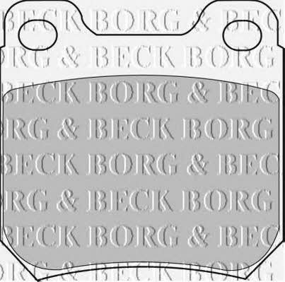 Borg & beck BBP1605 Brake Pad Set, disc brake BBP1605