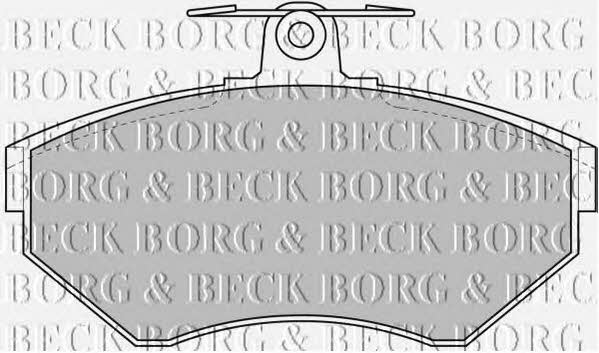 Borg & beck BBP1607 Brake Pad Set, disc brake BBP1607