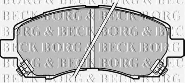 Borg & beck BBP1609 Brake Pad Set, disc brake BBP1609