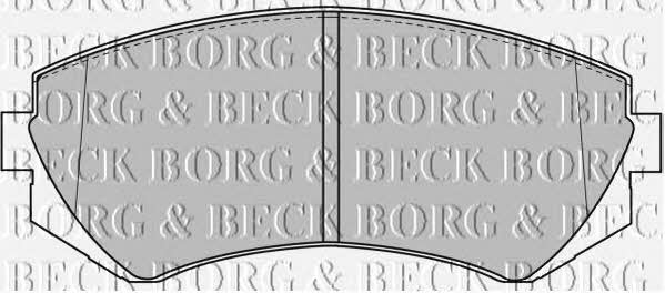 Borg & beck BBP1611 Brake Pad Set, disc brake BBP1611