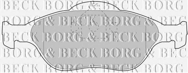 Borg & beck BBP1615 Brake Pad Set, disc brake BBP1615