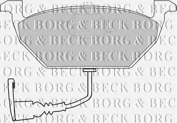 Borg & beck BBP1617 Brake Pad Set, disc brake BBP1617