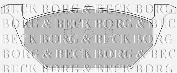 Borg & beck BBP1618 Brake Pad Set, disc brake BBP1618